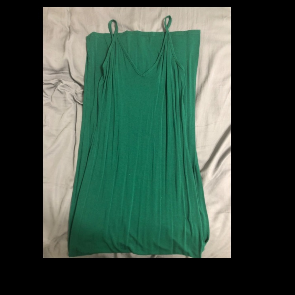 Emerald Green Day dress